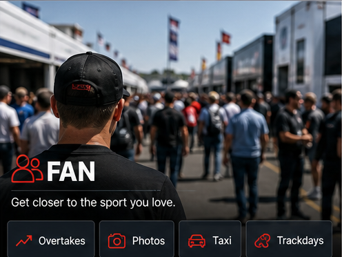 Fan — Fan gate, Overtakes, Fan videos, Taxi, Trackdays